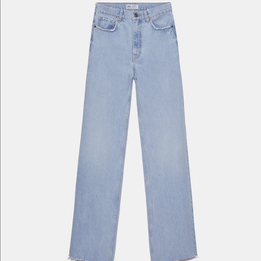 NWT Zara Hi-rise Wide Leg FULL LENGTH size 38